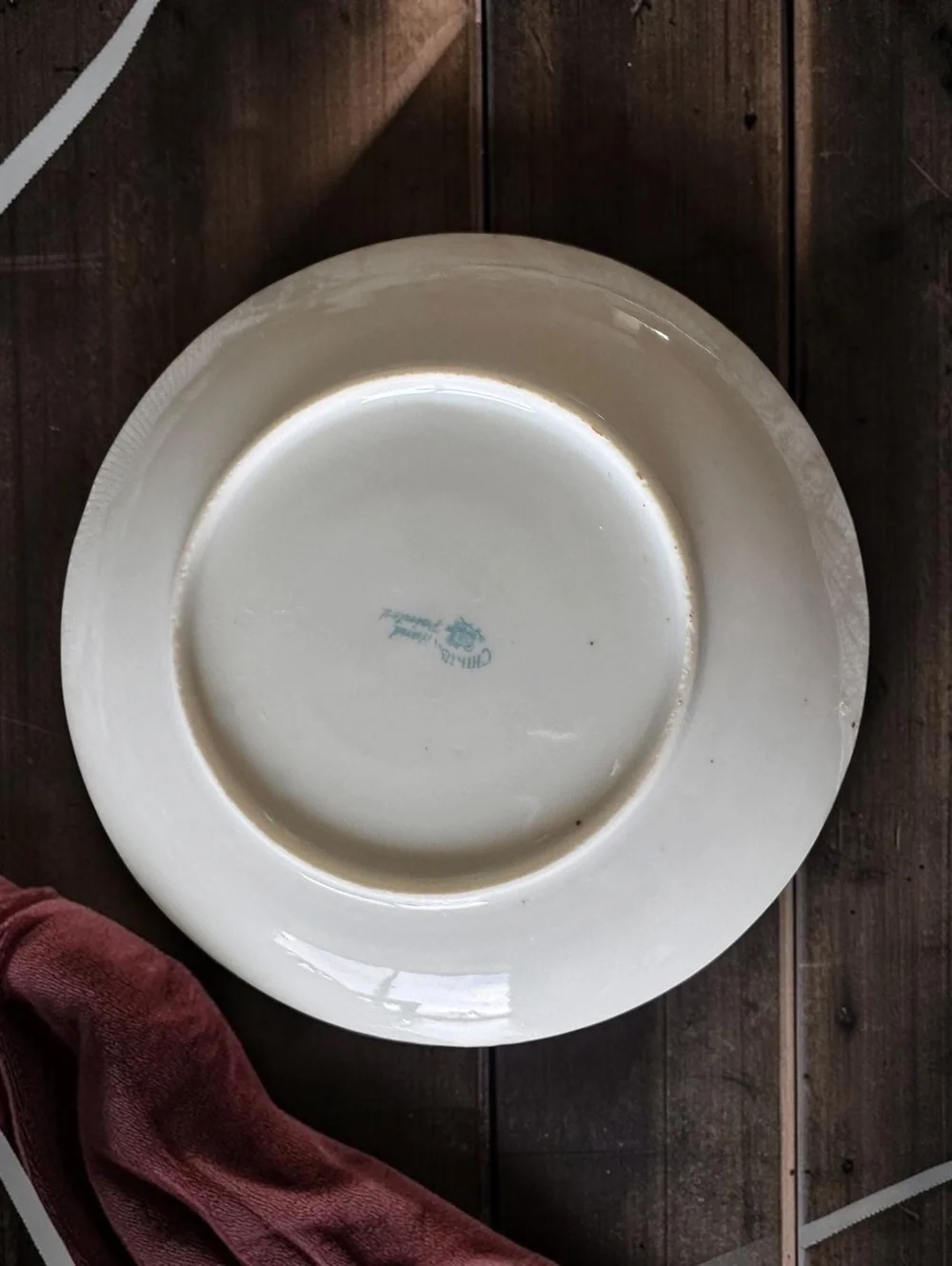 Vintage Gold Castle Chikusa Hand Painted Saucer 6
